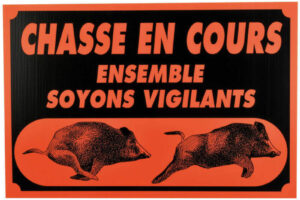 Panneau Chasse Interdite Panneau D'information « Chantier ...